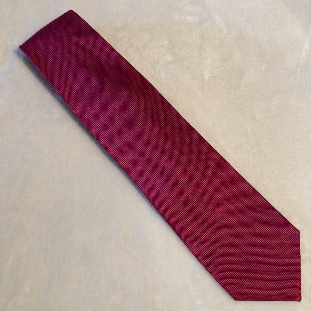 Maus & Hoffman Hot Pink Silk Tie • Made In EnglandMa
